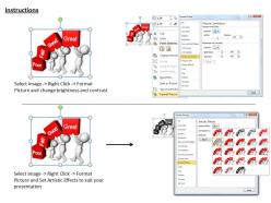 1113 3d image of team performance ppt graphics icons powerpoint