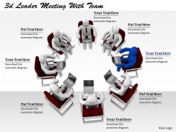 1113 3d ledaer meeting with team ppt graphics icons powerpoint