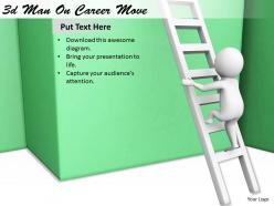 1113 3d man on career move ppt graphics icons powerpoint