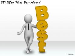 1113 3d man wins best award ppt graphics icons powerpoint