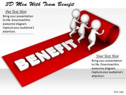 1113 3d men with team benefit ppt graphics icons powerpoint