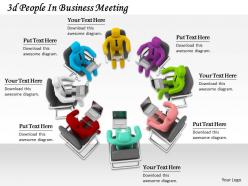 1113 3d people in business meeting ppt graphics icons powerpoint