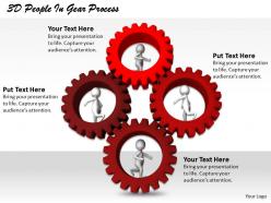 1113 3d people in gear process ppt graphics icons powerpoint