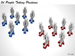 1113 3d people taking positions ppt graphics icons powerpoint