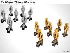 1113 3d people taking positions ppt graphics icons powerpoint