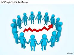 1113 3d people with an arrow ppt graphics icons powerpoint