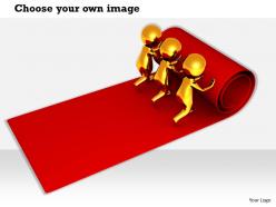 1113 3d people with red carpet ppt graphics icons powerpoint