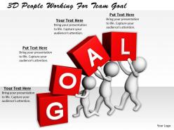 1113 3d people working for team goal ppt graphics icons powerpoint