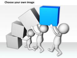 1113 3d team arranging cube boxes ppt graphics icons powerpoint