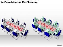 1113 3d team meeting for planning ppt graphics icons powerpoint