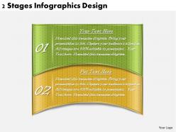 1113 Business Ppt diagram 2 Stages Infographics Design Powerpoint Template