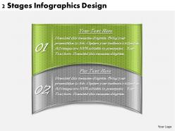 1113 business ppt diagram 2 stages infographics design powerpoint template