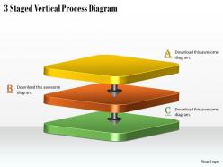 1113 business ppt diagram 3 staged vertical process diagram powerpoint template