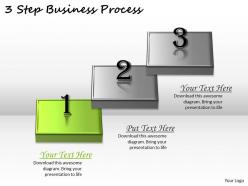 1113 business ppt diagram 3 step business process powerpoint template