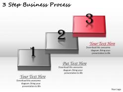 1113 business ppt diagram 3 step business process powerpoint template
