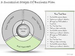 1113 business ppt diagram 3 successive stages of business plan powerpoint template