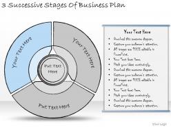 1113 business ppt diagram 3 successive stages of business plan powerpoint template