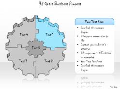 1113 business ppt diagram 3d gears business process powerpoint template