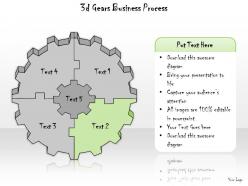1113 business ppt diagram 3d gears business process powerpoint template