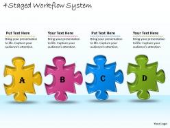 1113 Business Ppt diagram 4 Staged Workflow System Powerpoint Template