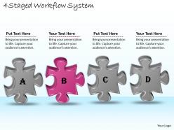 1113 business ppt diagram 4 staged workflow system powerpoint template