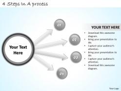 42880353 style linear 1-many 4 piece powerpoint presentation diagram infographic slide
