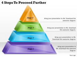 21747478 style layered pyramid 4 piece powerpoint presentation diagram infographic slide