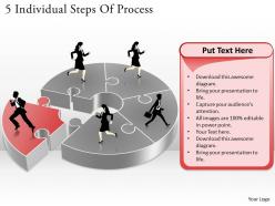 58846985 style division pie-donut 5 piece powerpoint presentation diagram infographic slide