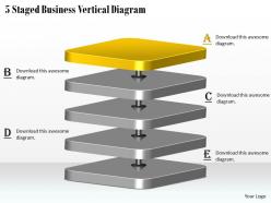1113 business ppt diagram 5 staged business vertical diagram powerpoint template