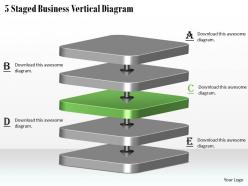 1113 business ppt diagram 5 staged business vertical diagram powerpoint template