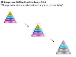 20238355 style layered pyramid 5 piece powerpoint presentation diagram infographic slide