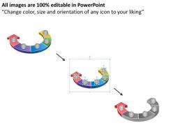 96246550 style circular semi 5 piece powerpoint presentation diagram infographic slide