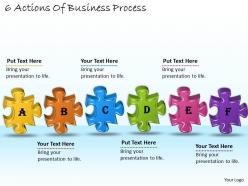 1113 Business Ppt diagram 6 Actions Of Business Process Powerpoint Template