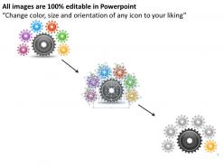 88121539 style variety 1 gears 6 piece powerpoint presentation diagram infographic slide