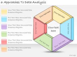 1113 business ppt diagram 6 approaches to data analysis powerpoint template