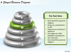 1113 business ppt diagram 6 staged business diagram powerpoint template