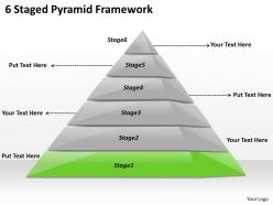 1113 business ppt diagram 6 staged pyramid framework powerpoint template