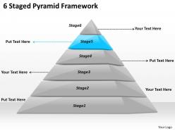 1113 business ppt diagram 6 staged pyramid framework powerpoint template