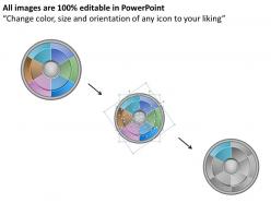 95584990 style division pie-puzzle 6 piece powerpoint presentation diagram infographic slide