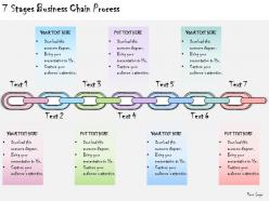 1113 business ppt diagram 7 stages business chain process powerpoint template