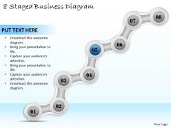1113 business ppt diagram 8 staged business diagram powerpoint template
