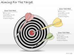 1113 Business Ppt Diagram Aiming For The Target Powerpoint Template