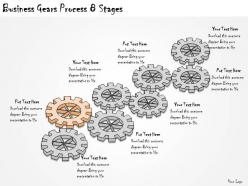 1113 business ppt diagram business gears process 8 stages powerpoint template