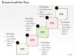 1113 business ppt diagram business growth over years powerpoint template