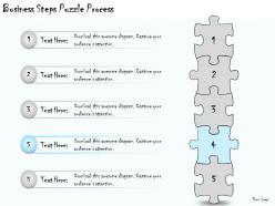 1113 business ppt diagram business steps puzzle process powerpoint template