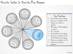1113 business ppt diagram circular spokes in circular flow diagram powerpoint template