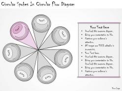 1113 business ppt diagram circular spokes in circular flow diagram powerpoint template