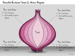 1113 business ppt diagram describe business steps in onion diagram powerpoint template