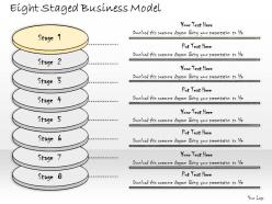 1113 business ppt diagram eight staged business model powerpoint template