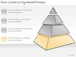 1113 business ppt diagram four levels in pyramid process powerpoint template